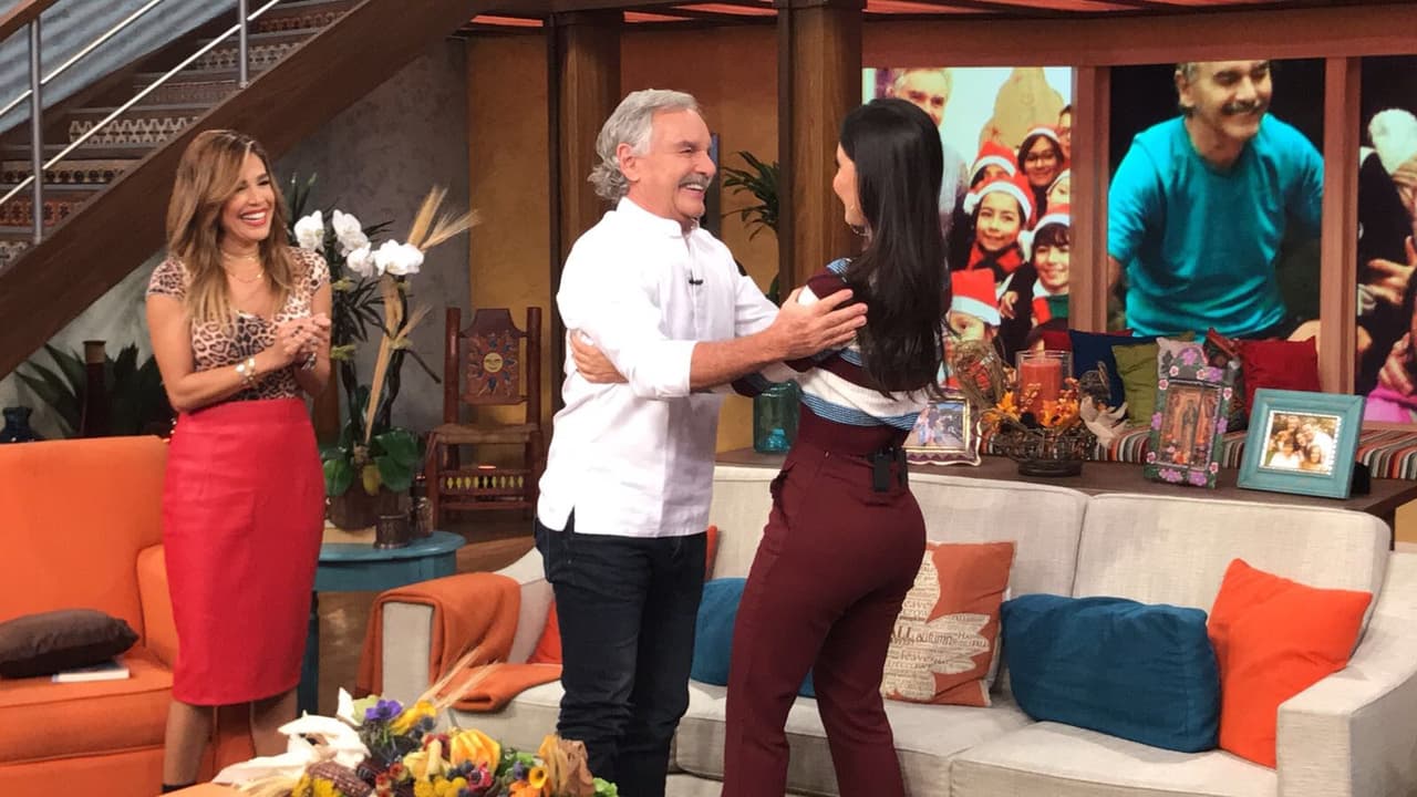 Ambos se despidieron con un gran abrazo después de una charla que le dejó mucho aprendizaje.