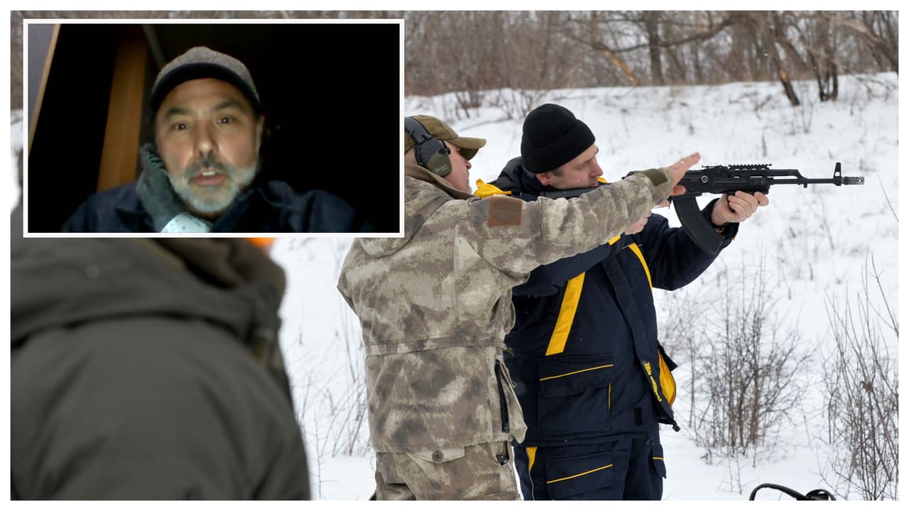 "Mi corazón está aquí": venezolano casado con una ucraniana se une a la resistencia en Kiev