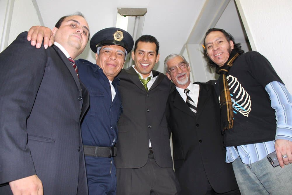 Trabajó casi 30 años en la televisión, donde como extra estuvo en casi todas las telenovelas mexicanas de la época.