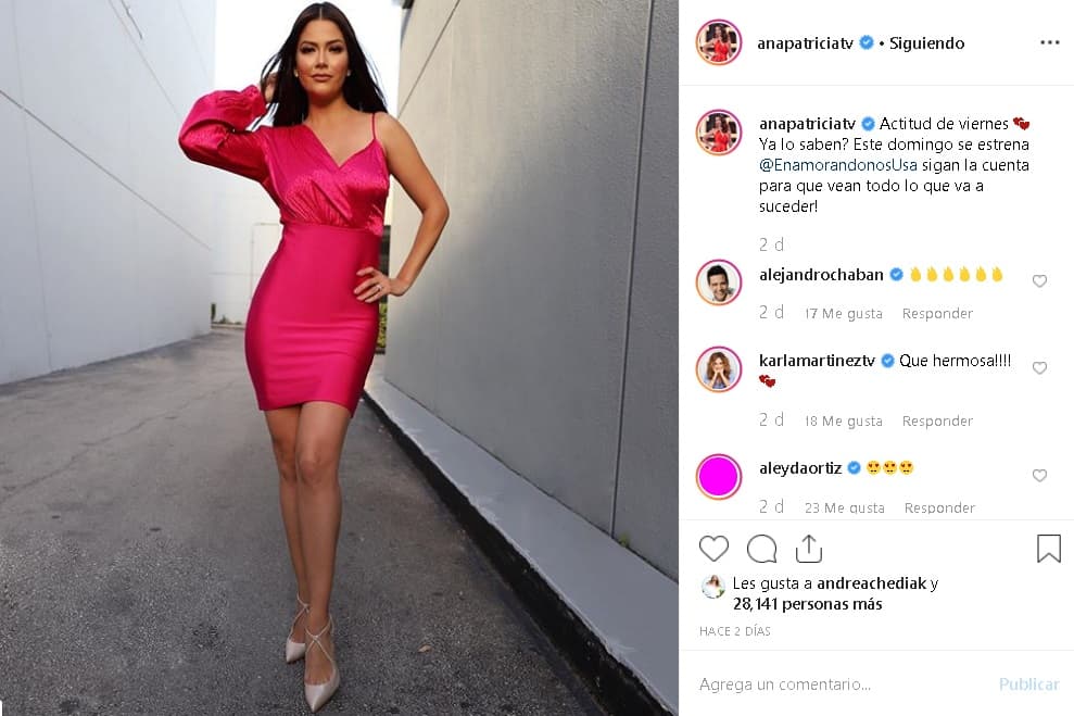 Alejandro Chabán y Aleyda Ortiz también le han demostrado su amistad y apoyo a través de las redes sociales.