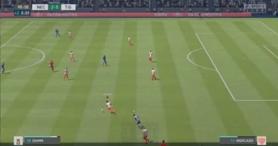 Nahuel Guzmán fue el encargado de frenar el ataque de Kevin Mercado y terminar goleando a los Hidrorayos.