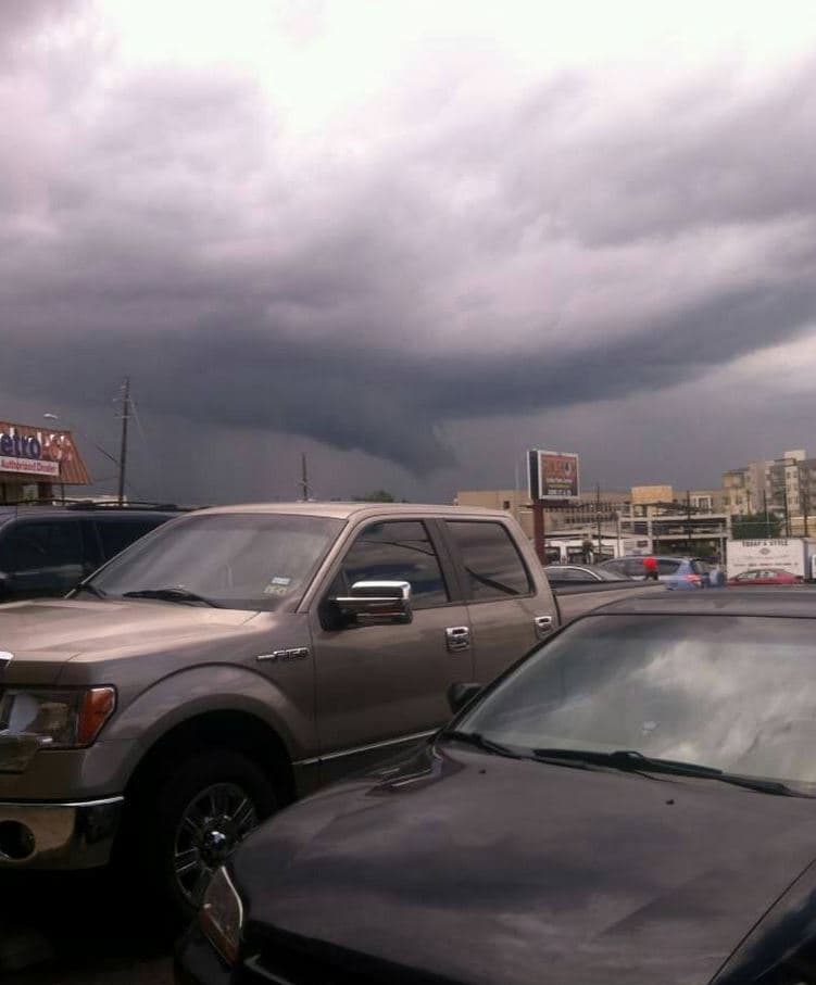 La audiencia compartió fotos del centro de Texas tras el paso de Bill.
