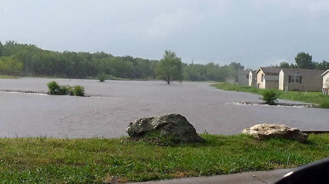La audiencia compartió fotos del centro de Texas tras el paso de Bill.