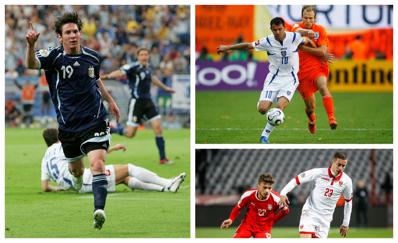 El debut del astro argentino en Copas del Mundo de FIFA fue en el 6-0 de Argentina contra Serbia y Montenegro por el Grupo H de Alemania 2006.