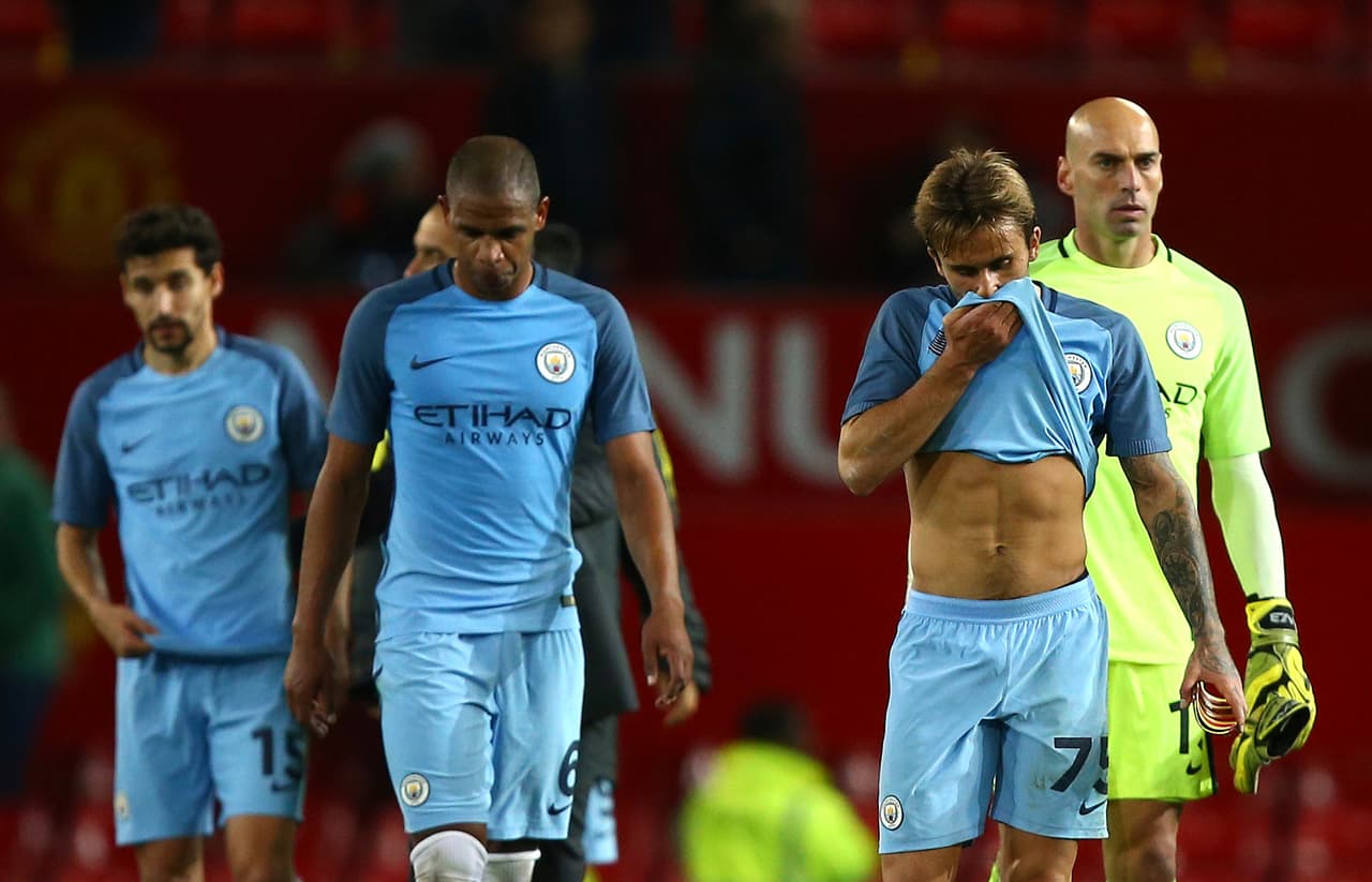 La tristeza de Manchester City tras la derrota fue inevitable al quedarse por fuera de la Copa de la Liga en octavos de final.