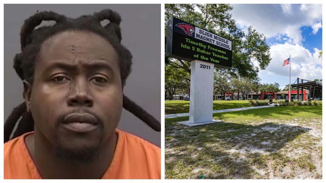 Estudiante encuentra arma robada de maestro en baño escolar: ambos enfrentan cargos