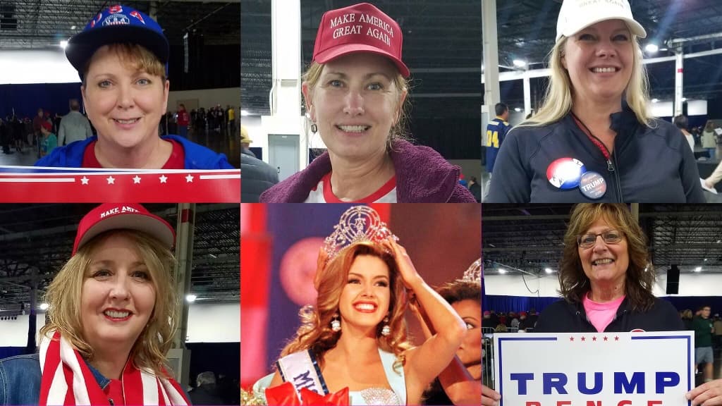 Muejeres que votarán por Trump