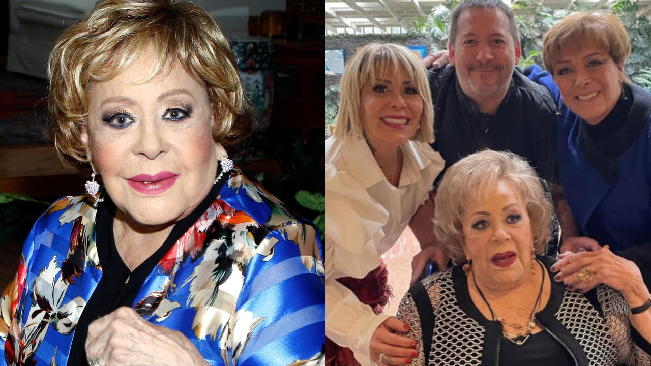 A Silvia Pinal le "hacen fiestas" desde la ventana con todo y su perrita mientras se recupera de covid