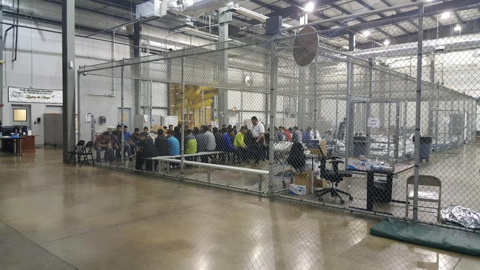 The ugly face of the Trump administration's 'zero tolerance' policy: Immigration detention cages.