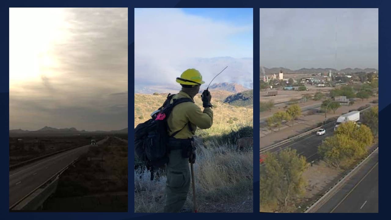 Emiten aviso por riesgo de incendios y fuertes vientos en varias zonas de Arizona