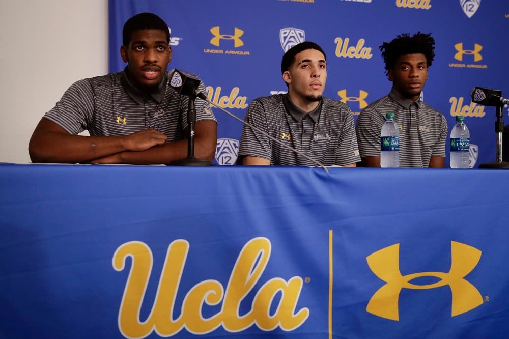 Trump dice que debería "haber dejado en la cárcel" a los jugadores de UCLA detenidos en China