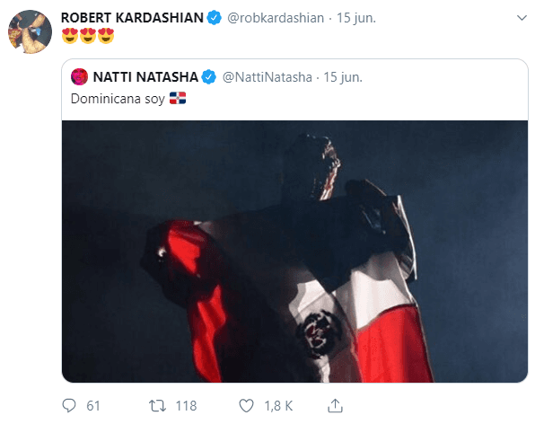 El empresario siguió coqueteando con Natti Natasha a través de las redes sociales, por lo que hubo muchos comentarios de los usuarios especulando sobre un posible romance.