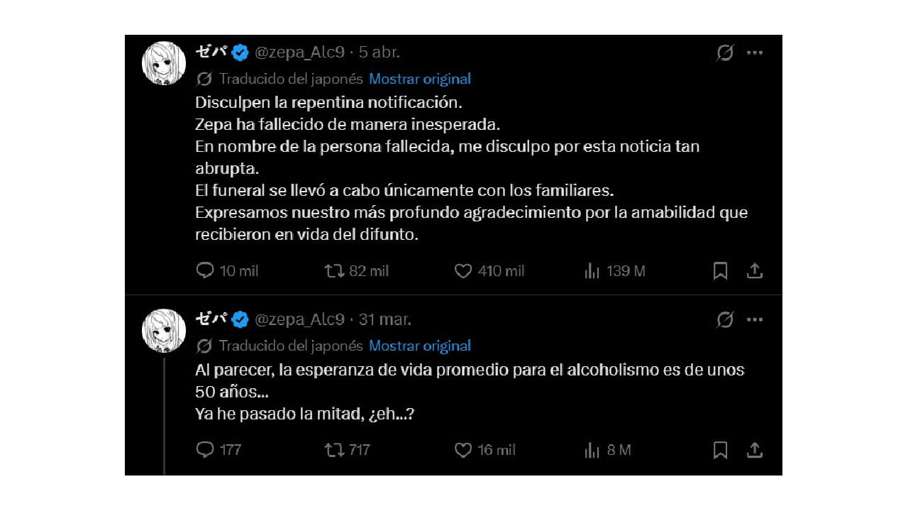 Zepa era muy activa en la red social X.