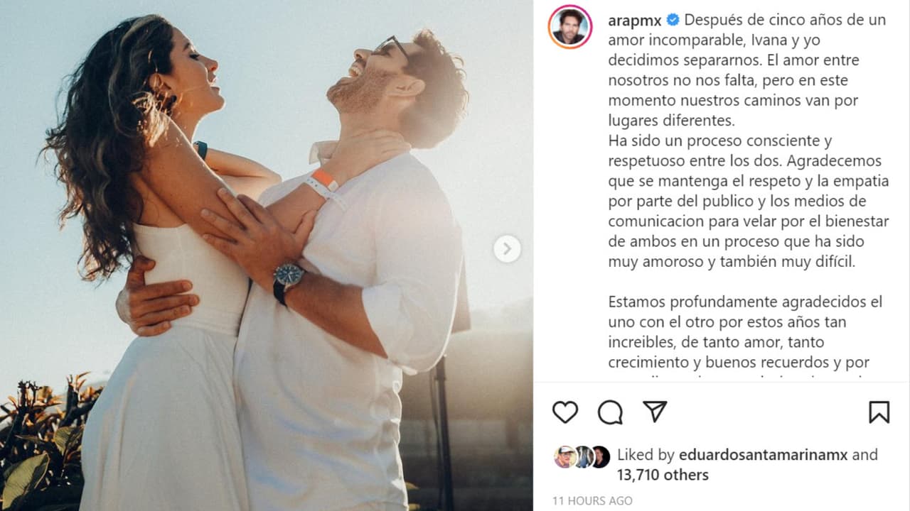 Arap Bethke anunció el fin de su compromiso con Ivana De María.