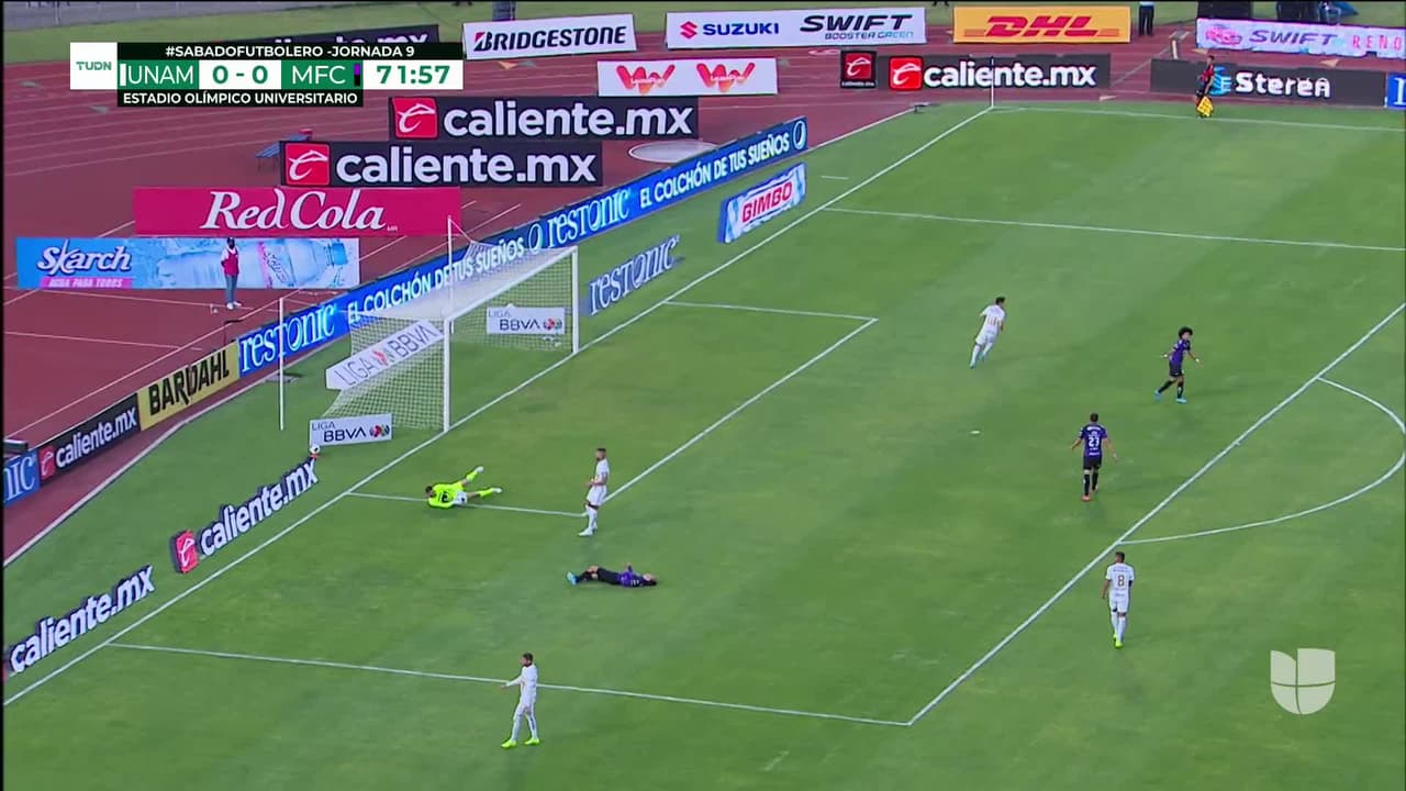 ¡GOOOL! Jorge Ruvalcaba anota para Pumas UNAM.