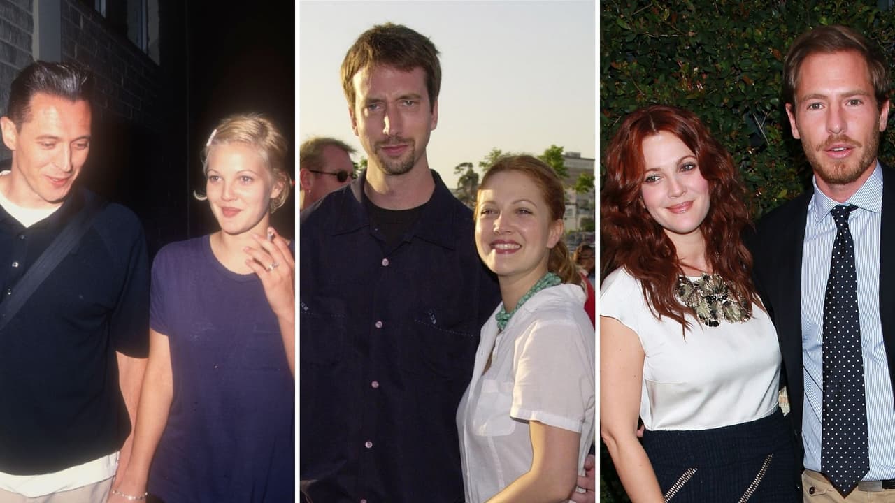 Drew Barrymore y Jeremy Thomas / Drew Barrymore y Tom Green / Drew Barrymore y Will Kopelman