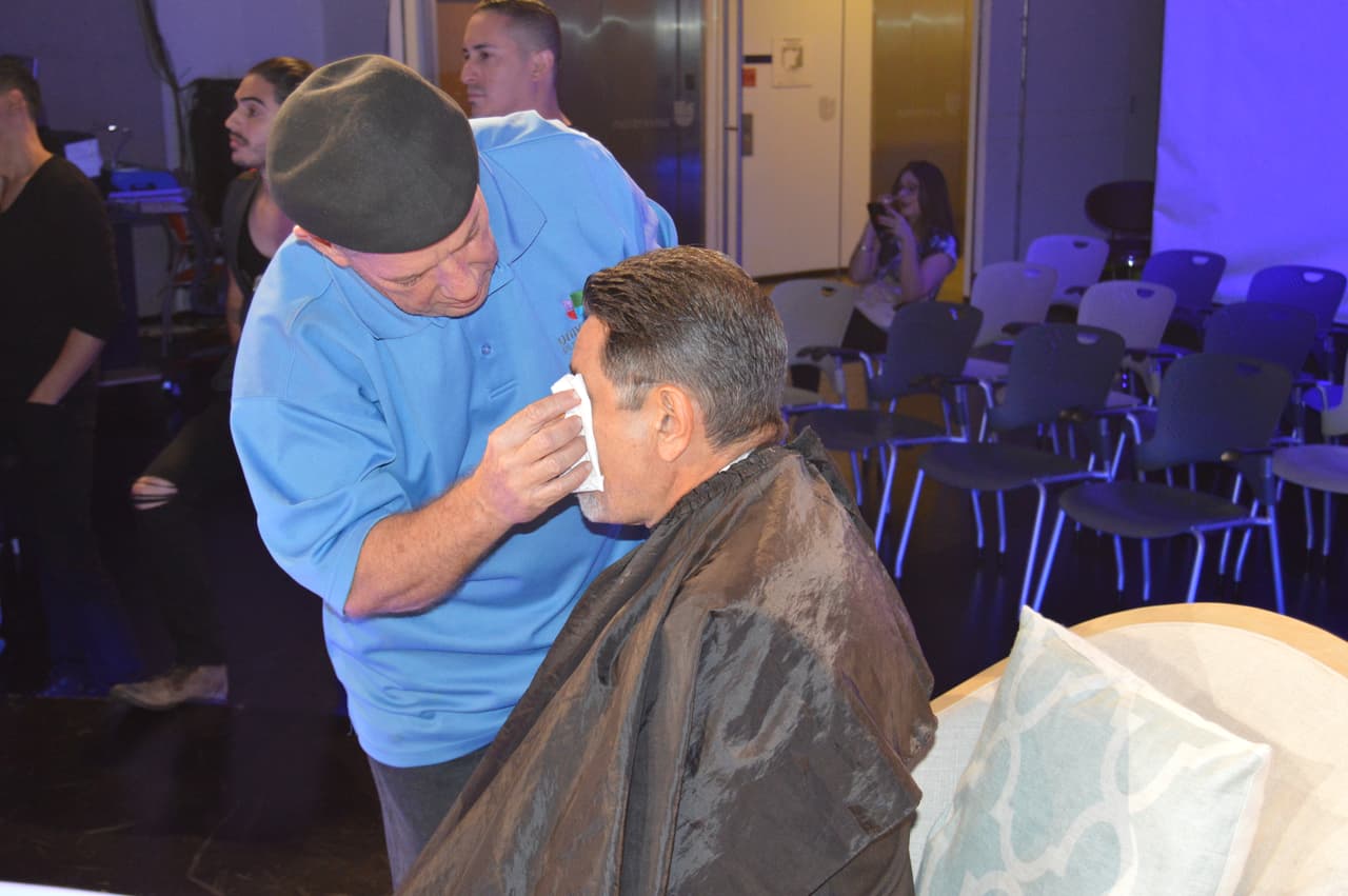 Así transcurrieron parte de las grabaciones del especial con Silverio Pérez y Suzette Bacó.