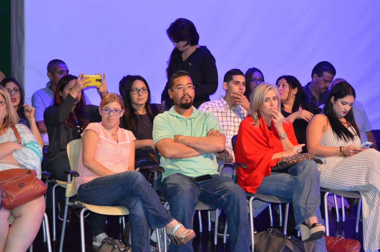 Así transcurrieron parte de las grabaciones del especial con Silverio Pérez y Suzette Bacó.