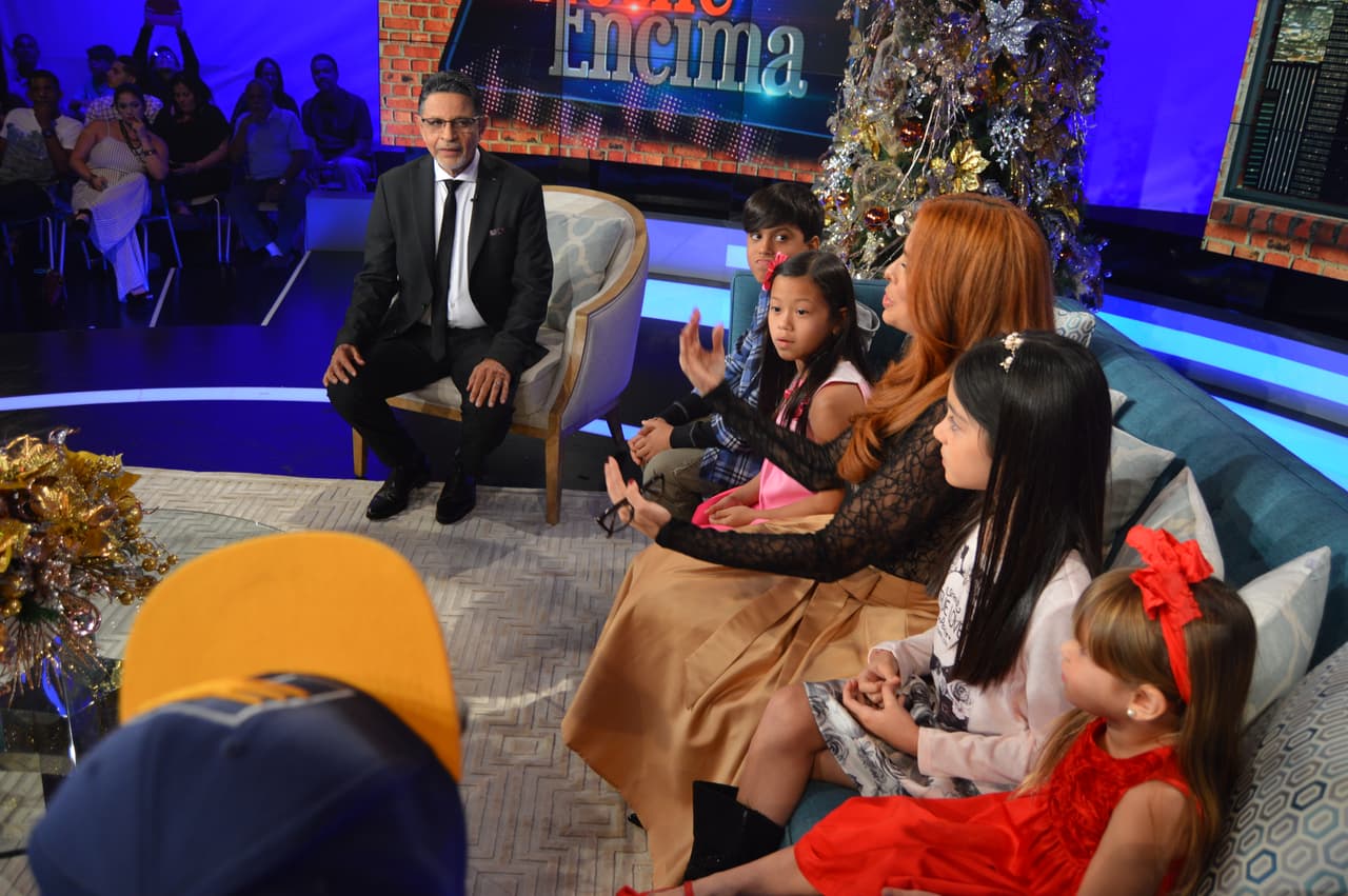 Así transcurrieron parte de las grabaciones del especial con Silverio Pérez y Suzette Bacó.