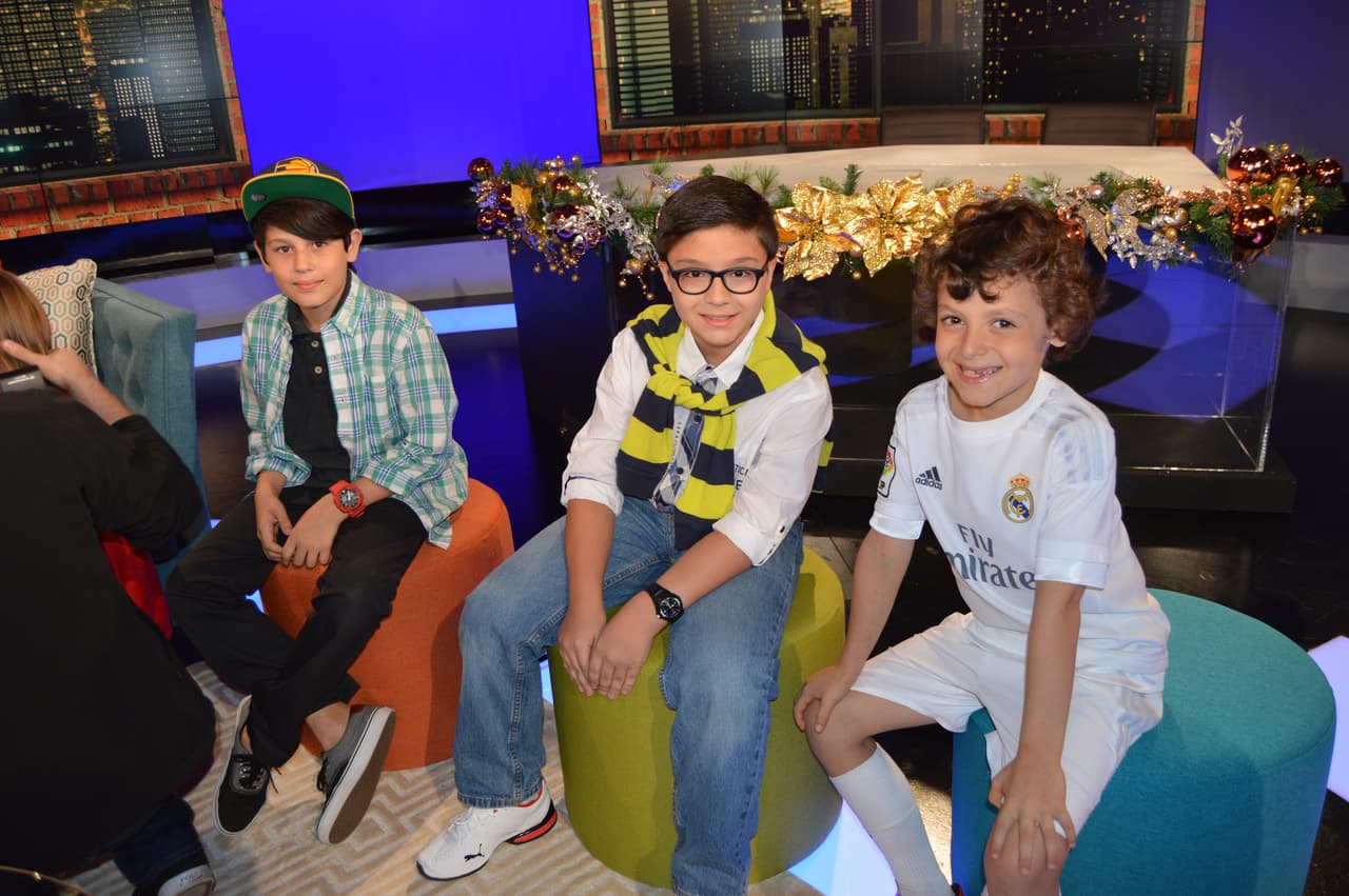 Así transcurrieron parte de las grabaciones del especial con Silverio Pérez y Suzette Bacó.