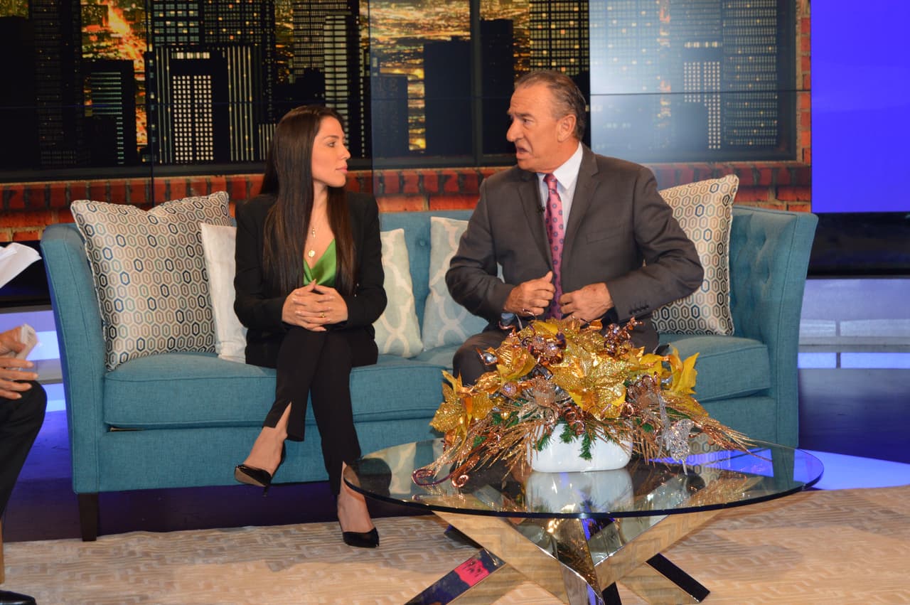 Así transcurrieron parte de las grabaciones del especial con Silverio Pérez y Suzette Bacó.