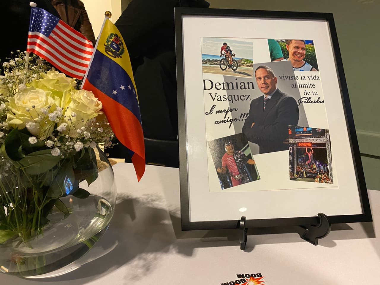 Con una emotiva ceremonia religiosa familiares y amigos de Demián Vásquez se congregaron en la iglesia Inmaculado Conrazón de María en Atlanta para rendir un sentido homenaje a quien en vida dedicó sus logros y sus sueños a sus seres queridos.
