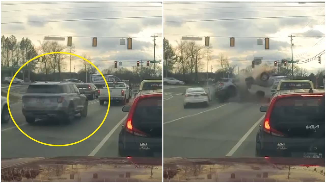 Conductor de 83 años confunde freno con acelerador y deja 4 heridos en choque múltiple