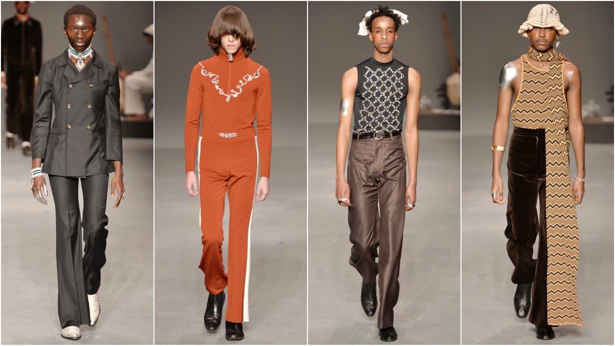 Wales Bonner acostumbra mostrar sus vestidos en la pasarela tanto en hombres como mujeres y es uno de los nuevos talentos británicos más reconocidos del momento. Hace una semana fue reconocida con el premio BFC/Vogue Fashion Fund y esa misma semana colaboró con la marca francesa Dior.