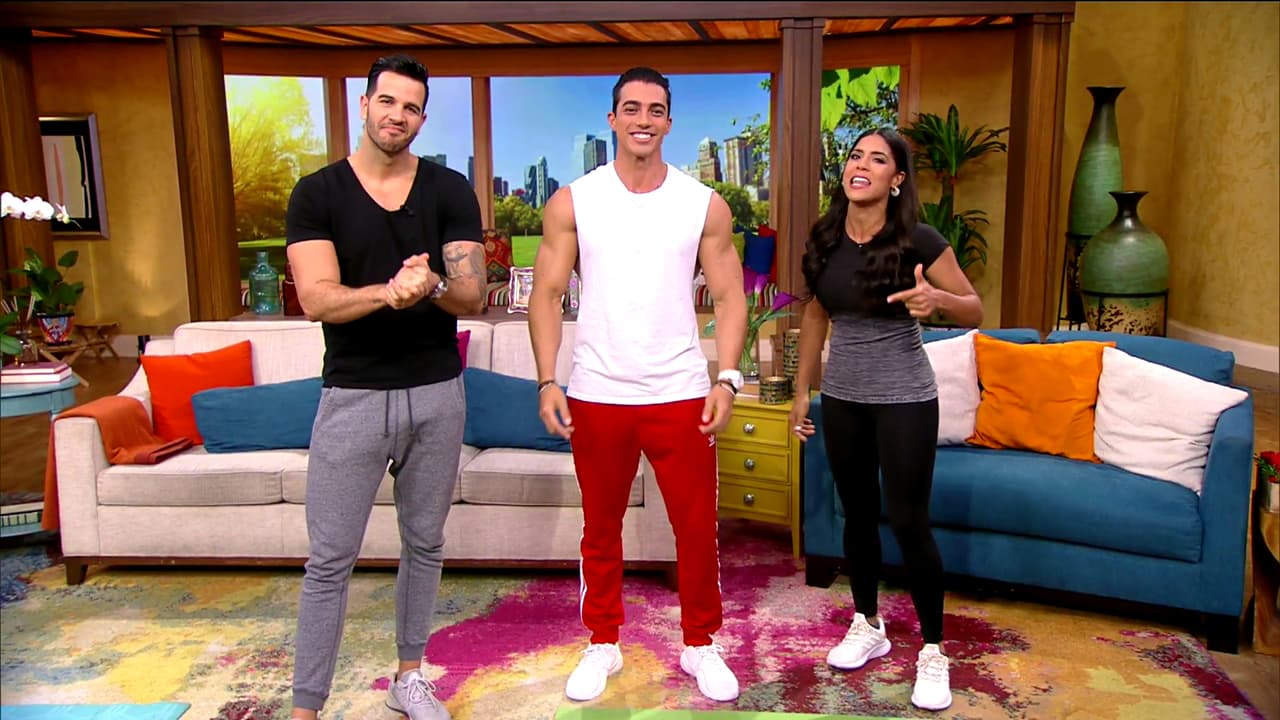 Francisca fue la encargada de presentarlo. Rodrigo Romeh es el nombre de este atleta fitness, campeón mundial de Musclemania.