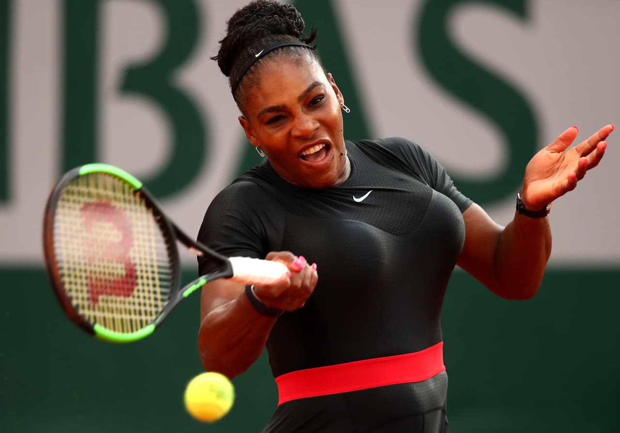 Así luce el outfit 'prohibido' de Serena Williams.