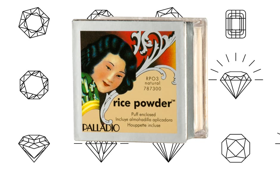 El polvo de arroz es ideal para pieles sensibles.