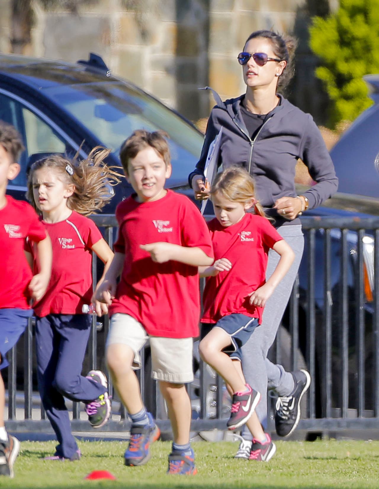 Se convirtió en maestra de educación física por un día.
