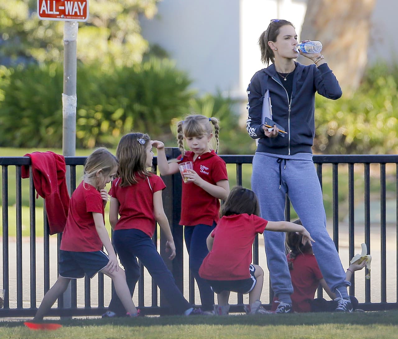 A tomar agua y relajarse un ratito.
