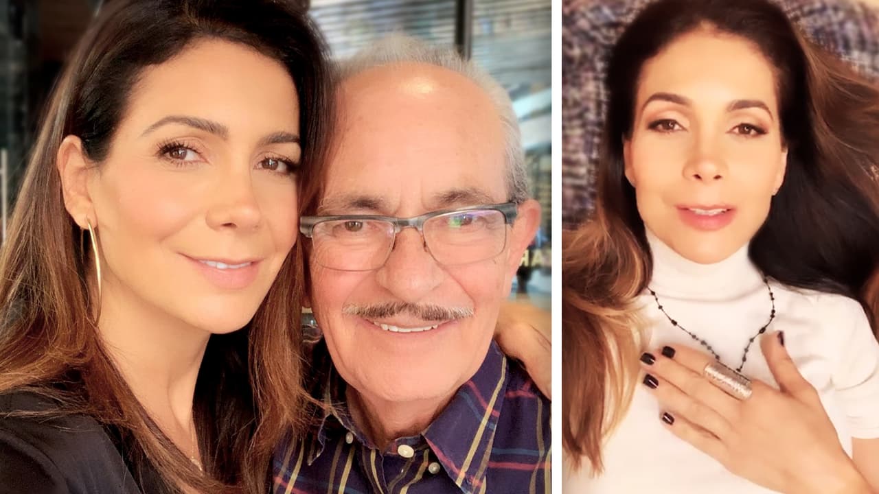 Patricia Manterola usa el rosario que su papá llevaba puesto cuando murió porque dice que le da fortaleza