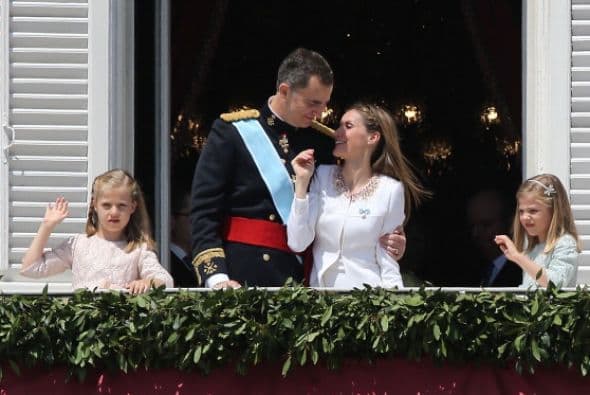 La proclamación de Felipe VI pudo estar llena de protocolos pero también los reyes tiene su lado humano.