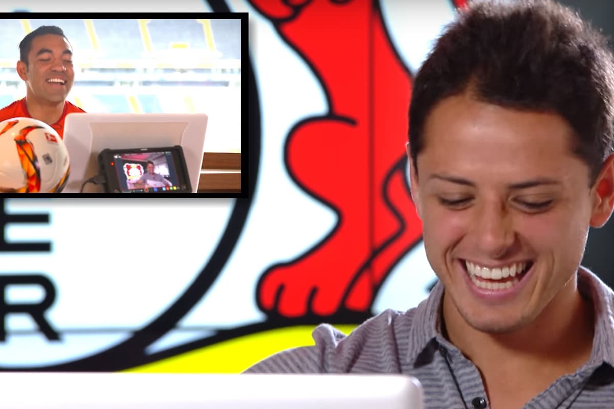'Chicharito' y Marco Fabián realizaron un divertido duelo de preguntas vía Skype