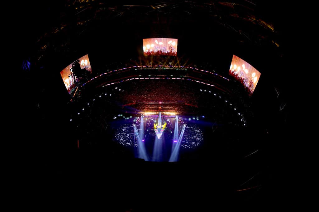 Luego de la primera mitad del Super Bowl LIII llegó el Halftime Show en el Mercedes-Benz Stadium de Atlanta.
