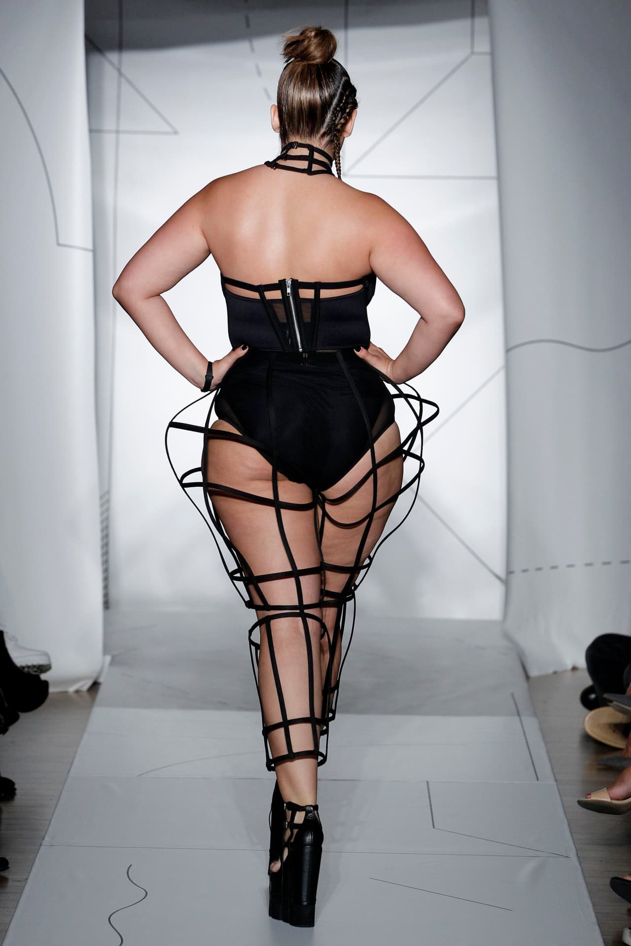 La modelo nacida en Miami de origen puertorriqueño ha desfilado con ropa de tallas estándar como Chromat.