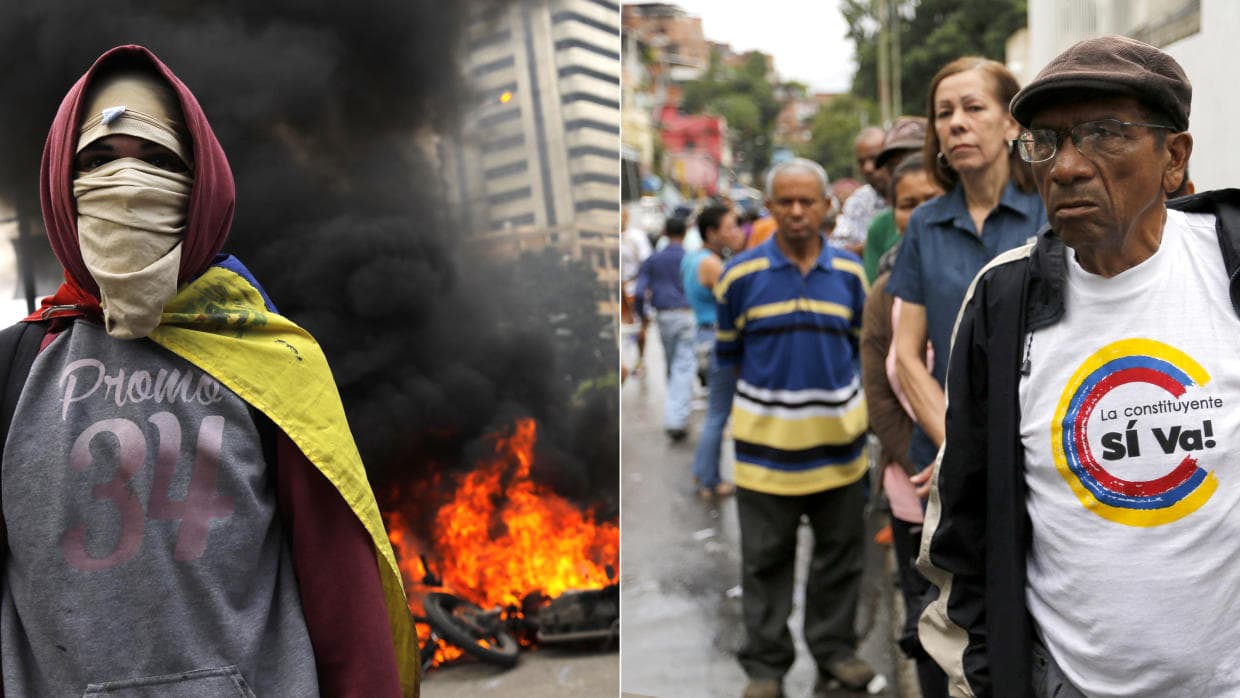 Turn-out low as Venezuela stages election for controversial legislative super-body 