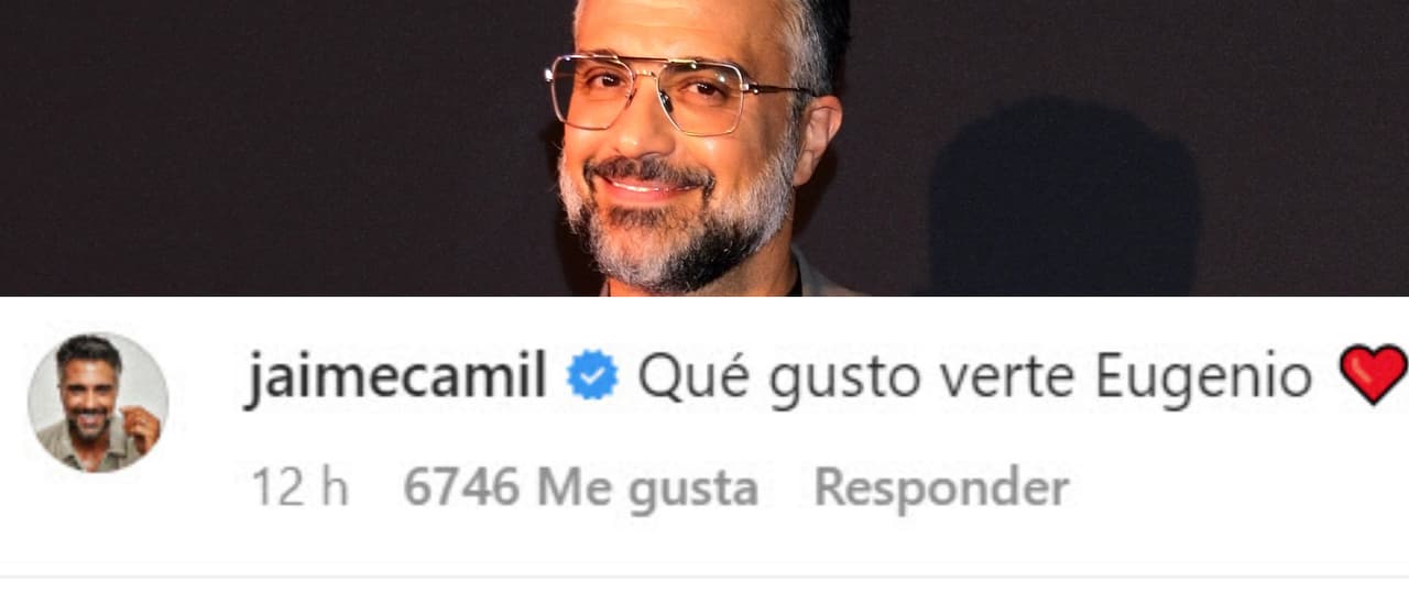 En el mismo tono apareció su amigo Jaime Camil.