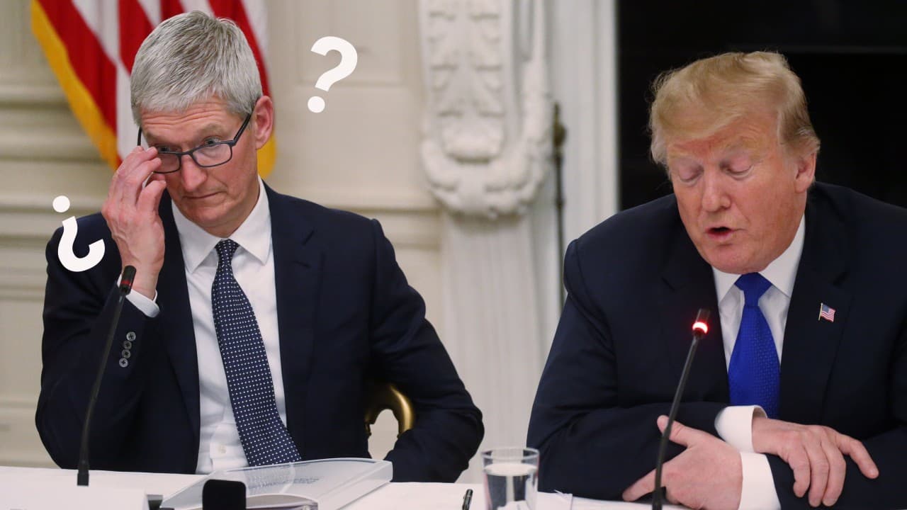 Así respondió Tim Cook, CEO de Apple, cuando el presidente Trump lo llamó "Tim Apple"