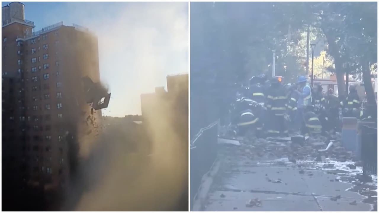 El 1 de octubre de 2025, parte de un edificio de viviendas públicas en el Bronx se derrumbó tras una explosión.