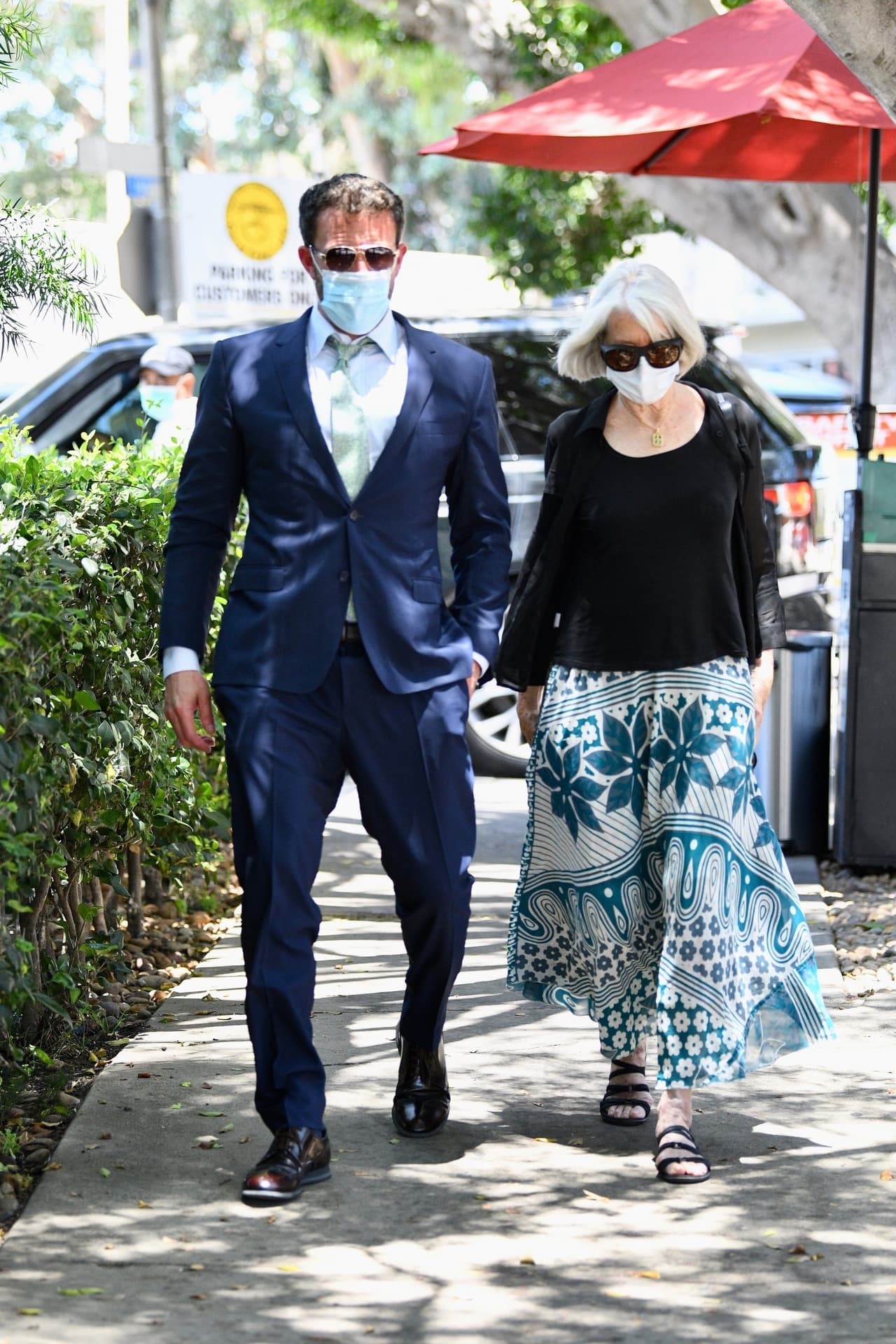 A la ceremonia de graduación también asistió la madre de Ben, Christopher Anne Boldt, quien pasó un rato agradable con sus nietos.