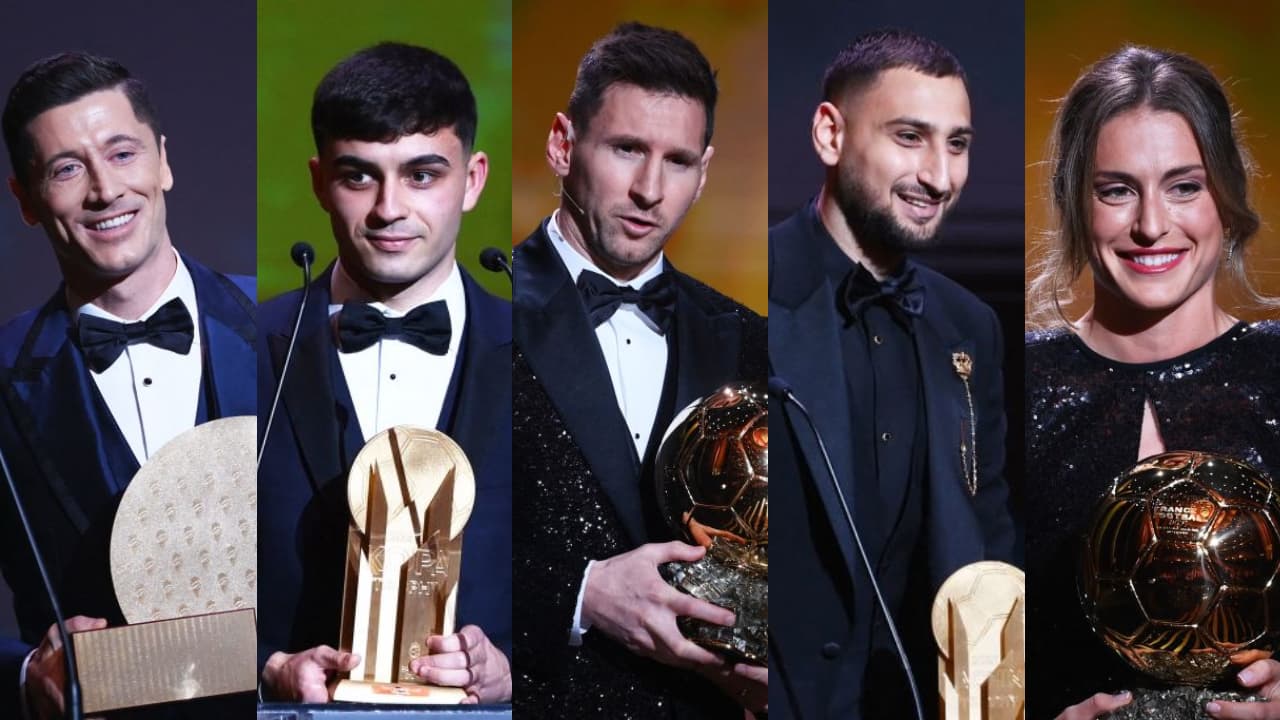 Messi, Pedri, Lewandowski y los ganadores en la gala del Balón de Oro | El astro argentino logra sumar su séptimo premio y así se fue la premiación a lo mejor del futbol a nivel mundial.