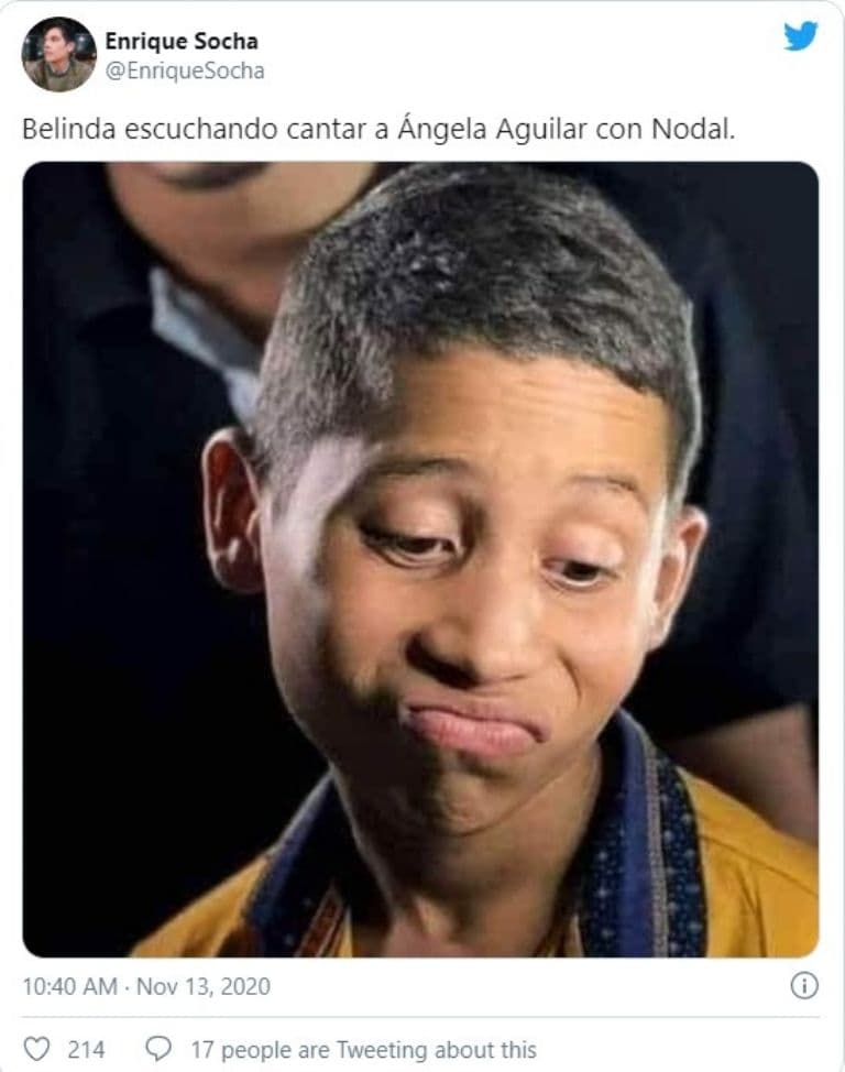 Aunque en realidad, ella debe estar contenta con el éxito de su novio.