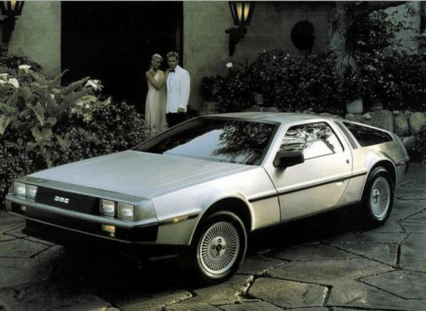 El DeLorean DMC-12 sólo tenía espacio para dos pasajeros y un par de bolsos.