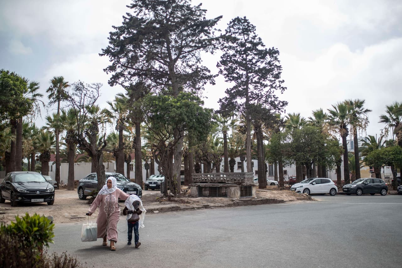 Nadia El Rami, decidida a que su hijo de 7 años asistiera a la escuela a pesar de una sensibilidad a la luz del Sol que pone en peligro su vida, llegó a un acuerdo con el director de la escuela: Mustapha (en la imagen con su madre) podrá estar en el aula, pero solo si estudia dentro de una caja de cartón. Él padece un trastorno genético raro llamado xeroderma pigmentoso, o XP, que puede hacer que los rayos solares y otras fuentes de luz ultravioleta sean extremadamente dañinos para la piel y los ojos.