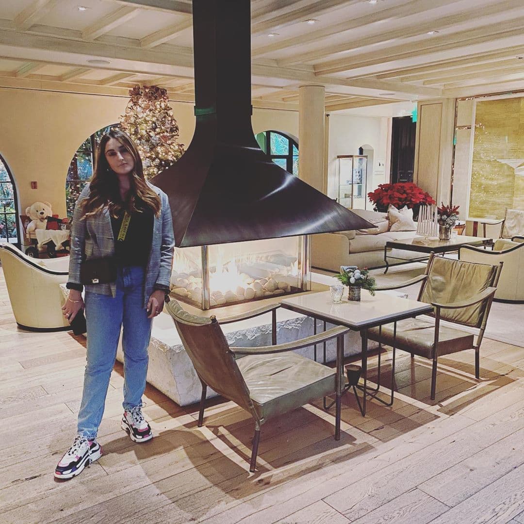 Mia estuvo en República Dominicana celebrando Año Nuevo muy alejada de donde se encontraban sus padres.