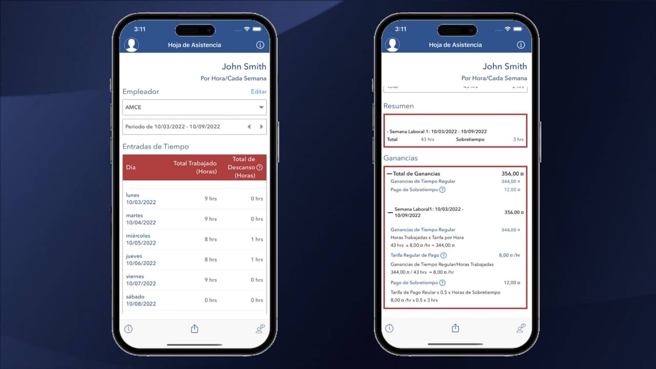 Una vez que actives tu usuario podrás registrar todas tus jornadas laborales, para garantizar que se contemplen de manera adecuada al momento del pago y verificar que las 
<a href="https://www.univision.com/local/arizona-ktvw/denunciar-robo-de-salario-arizona">compensaciones</a> sean las correctas.
<br>
<br>Más información en la 
<a href="https://www.dol.gov/agencies/whd/timesheet-app" target="_blank">página del Departamento del Trabajo</a>.