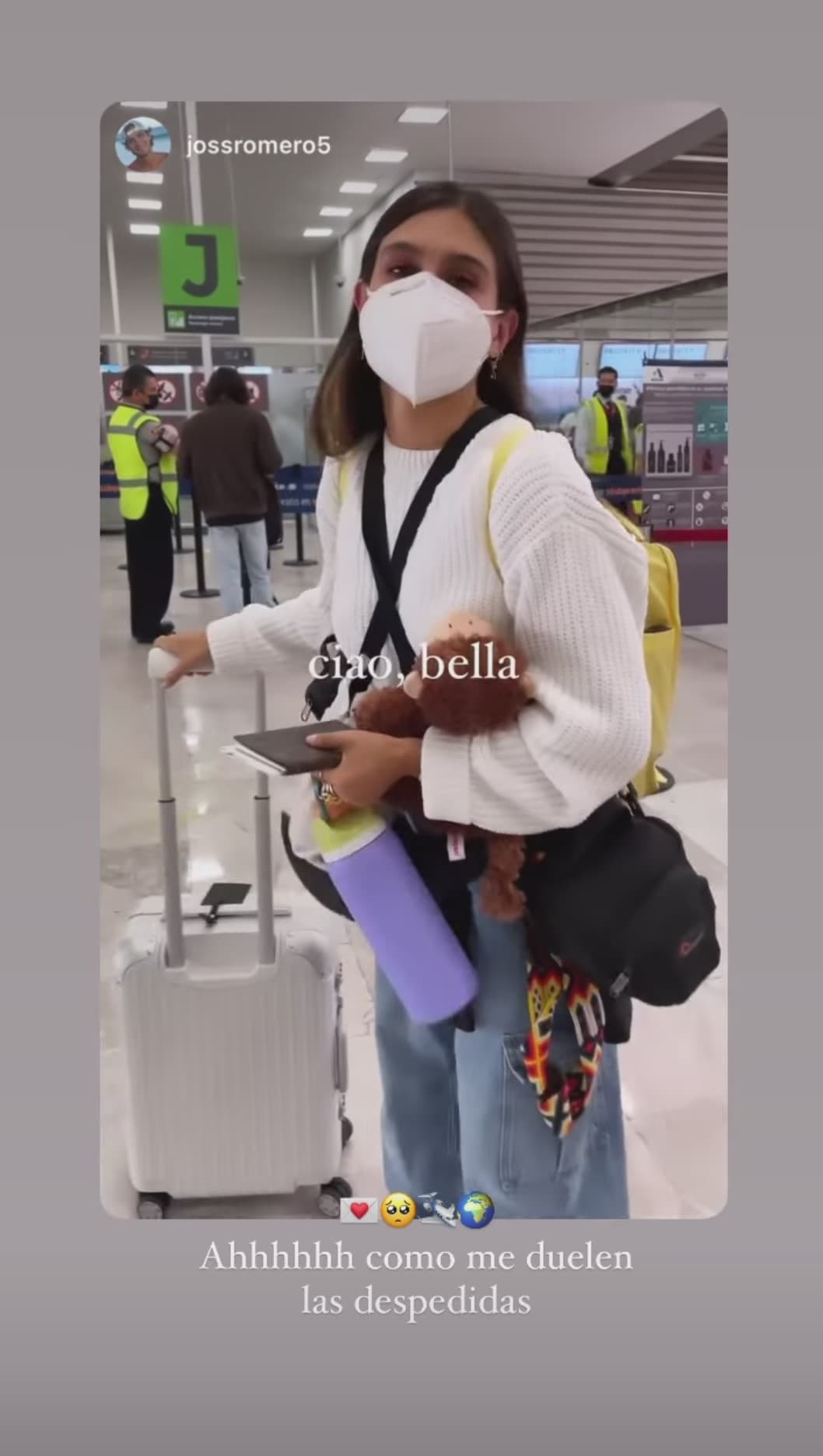 El joven se desvivió en dedicarle bellas palabras en redes sociales acompañadas de algunas de sus últimas fotos juntos antes de la partida.